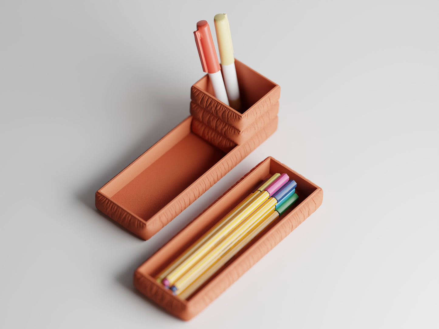 Pen Holder And Tray