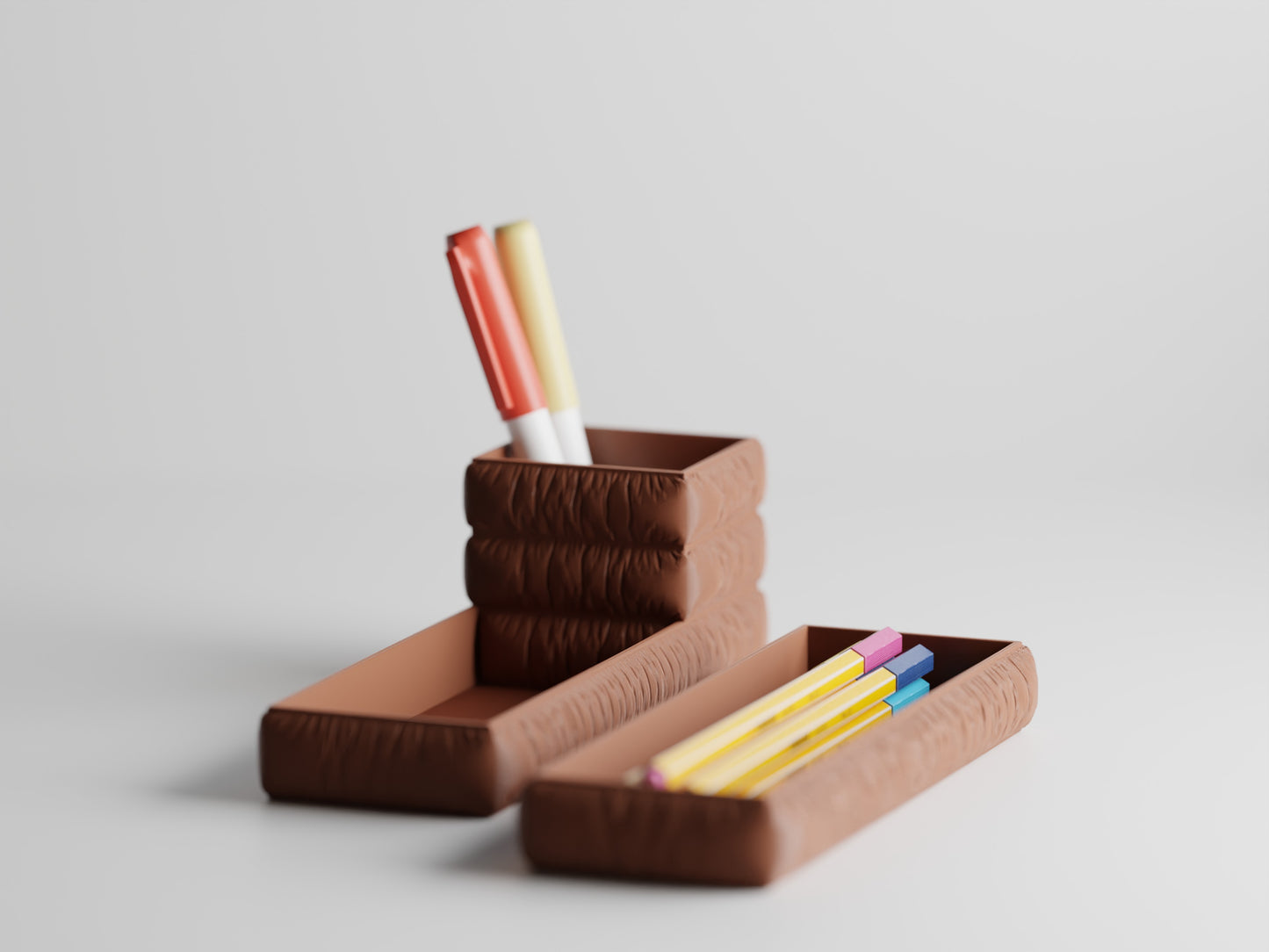 Pen Holder And Tray