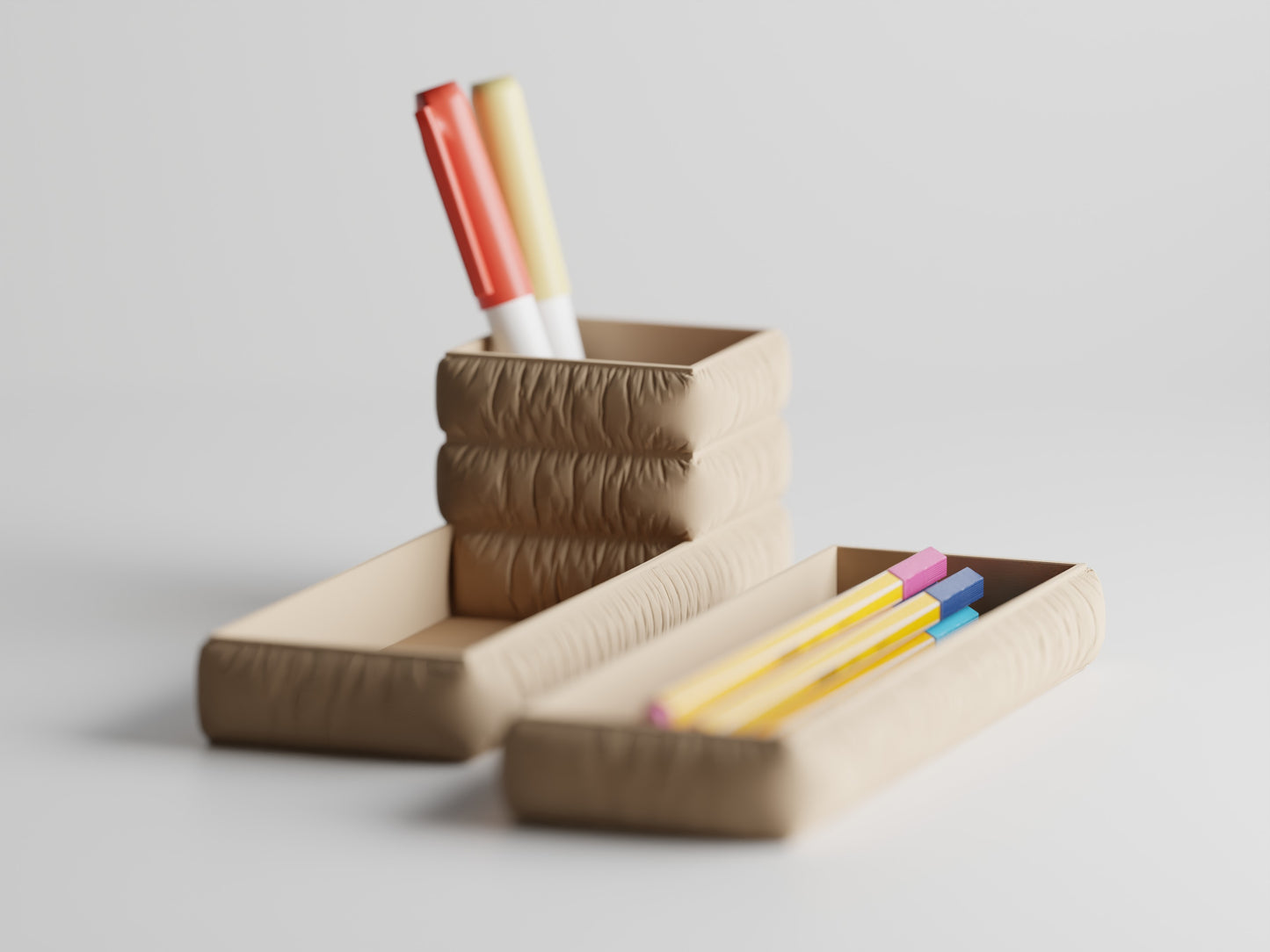 Pen Holder And Tray