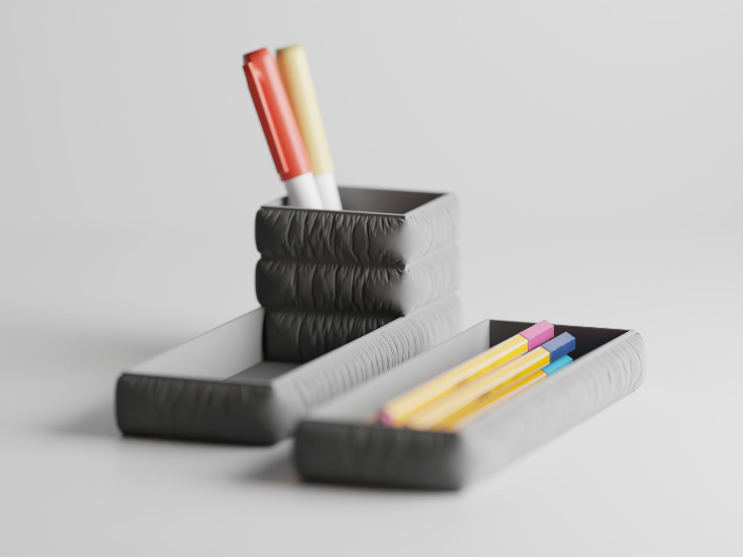 Pen Holder And Tray