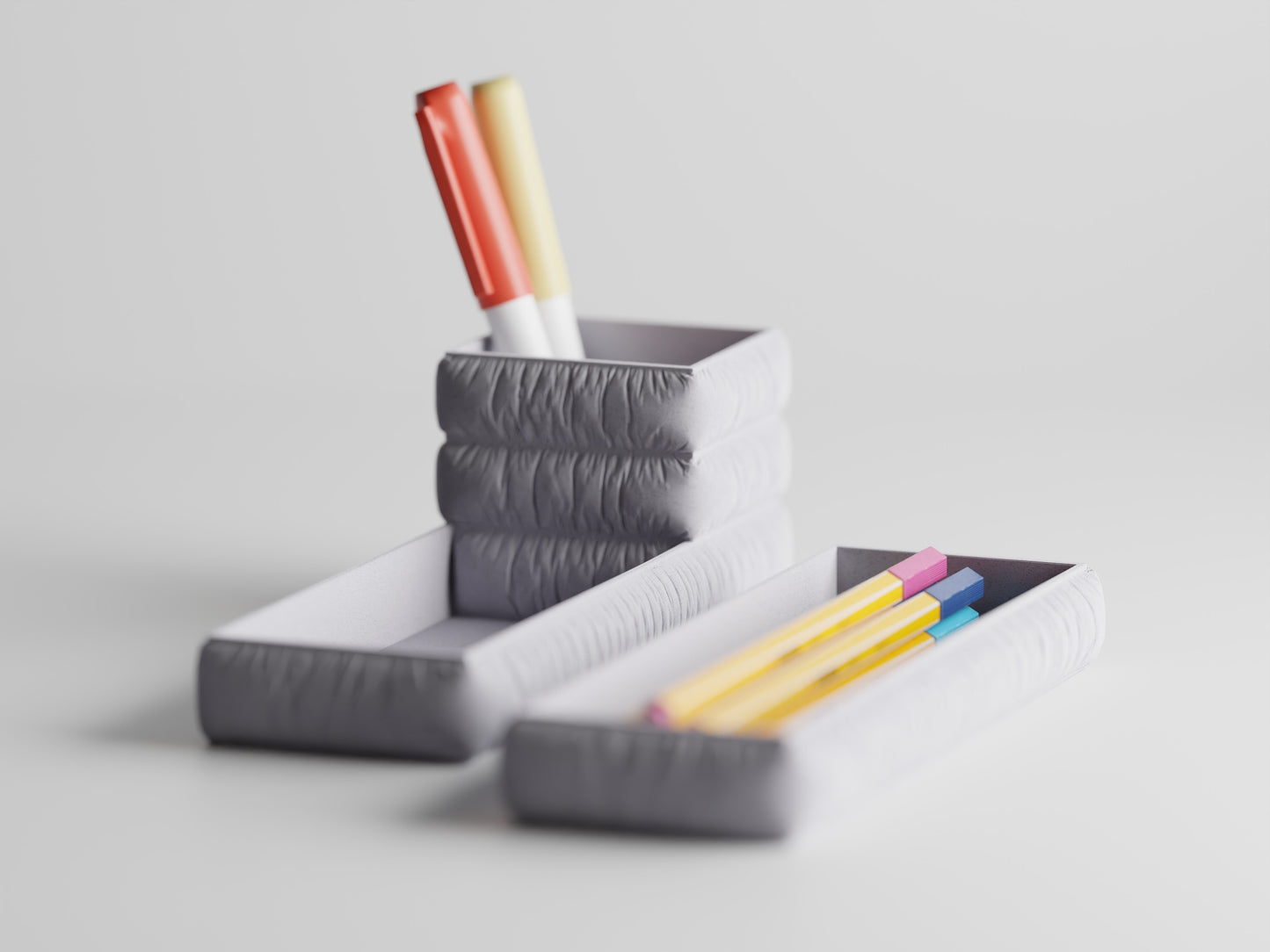 Pen Holder And Tray