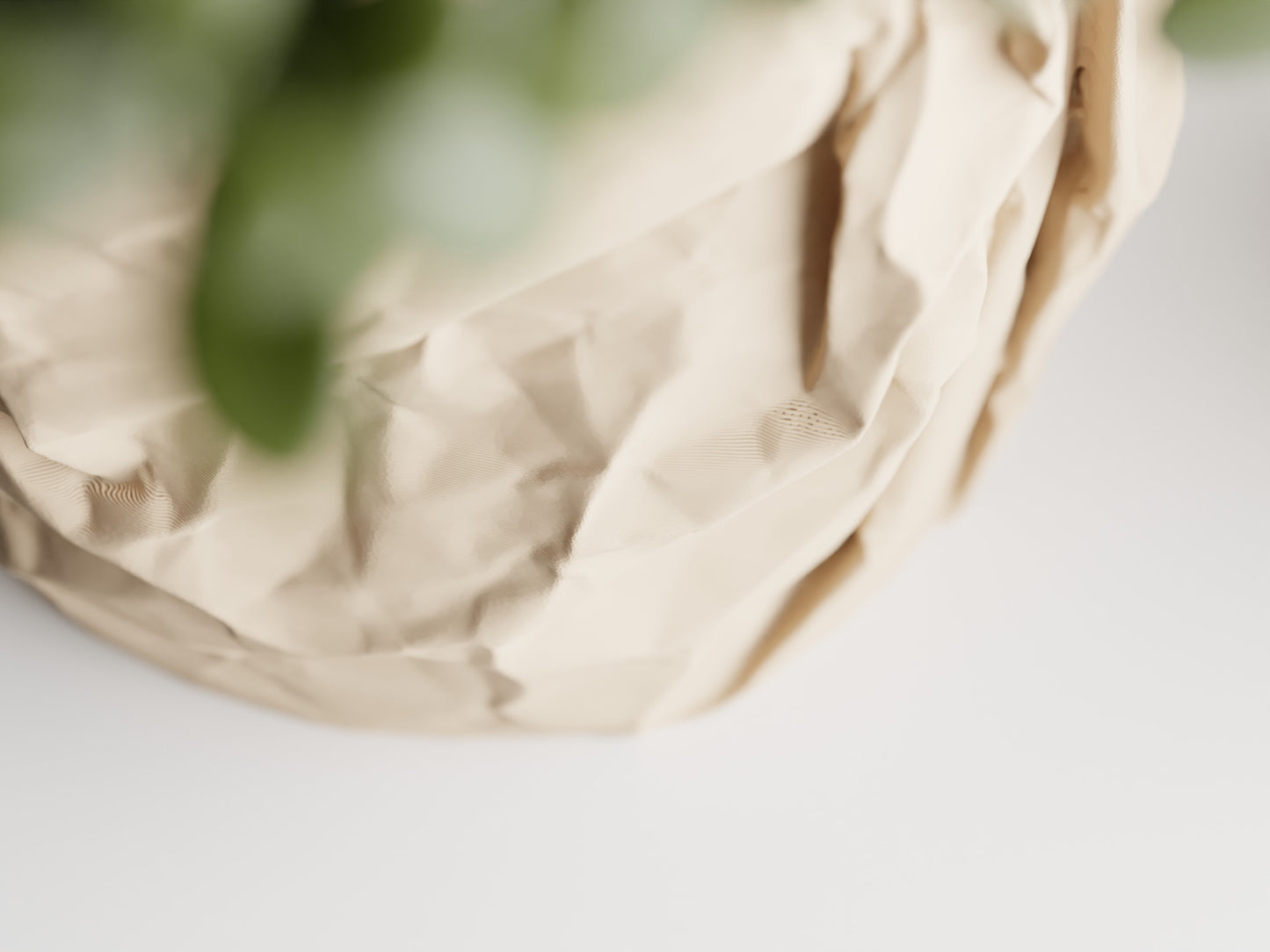Crumpled Paper Vase