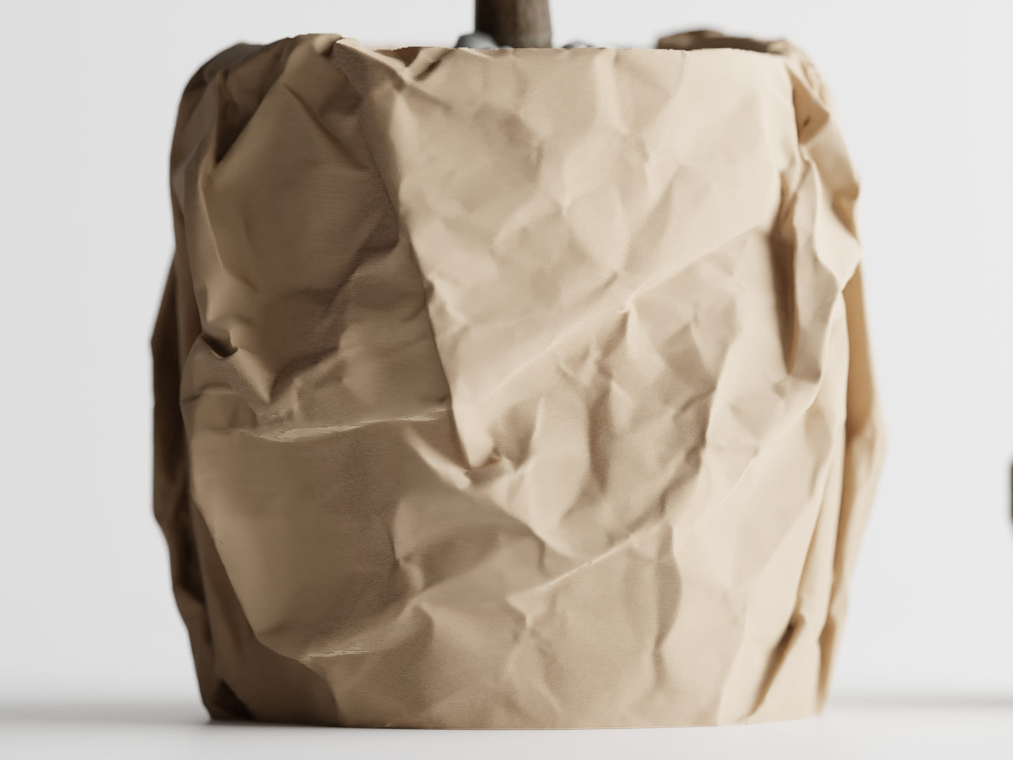 Crumpled Paper Vase