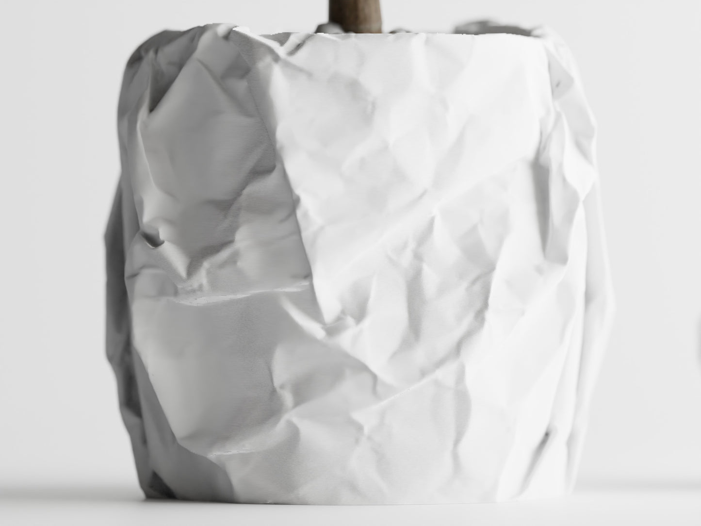 Crumpled Paper Vase