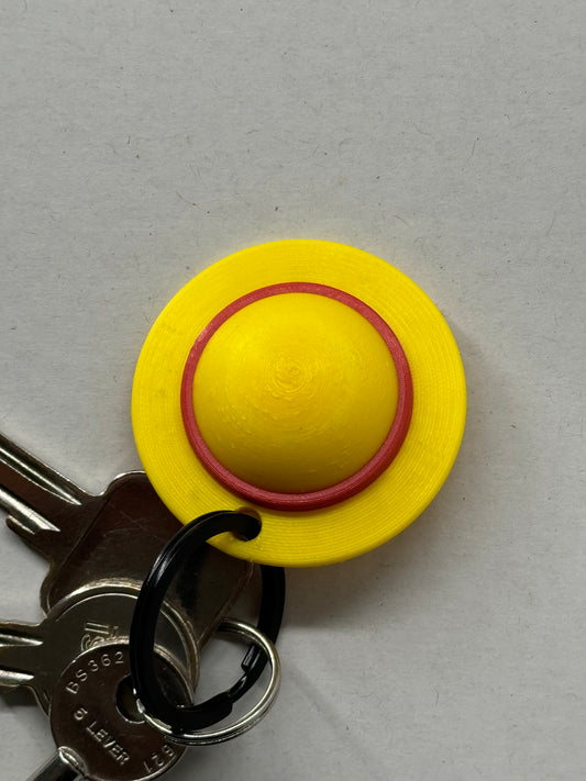 Straw Hat Keychain