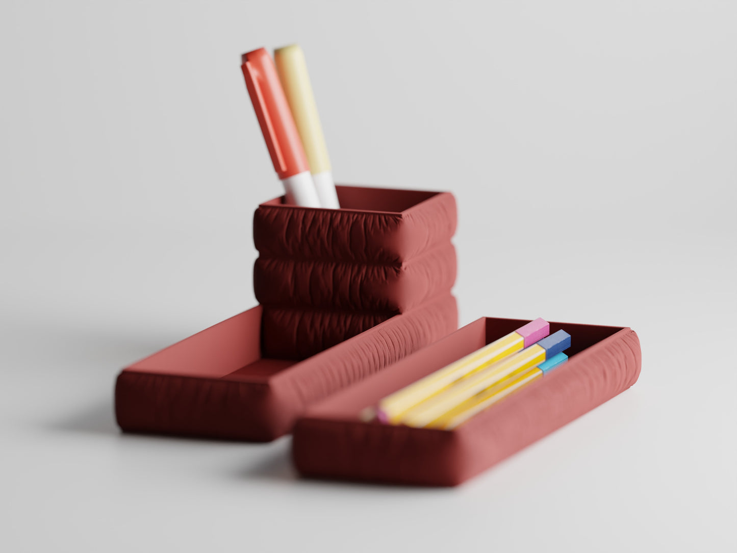 Pen Holder And Tray